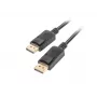 DisplayPort kabelis LANBERG CA-DPDP-10CC-0005-BK 0,5 m, DisplayPort–DisplayPort, juodas