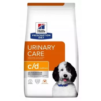 HILL'S PRESCRIPTION DIET Urinary Care Canine c/d Multicare Sausas šunų maistas su vištiena 4 kg