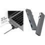 LogiLink UA0399 USB 3.2 Gen2x2 4 prievadų stotelė su PD, skirta MacBook ir iPad, sidabrinė (UA0399)