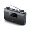 Nešiojamas radijo imtuvas Muse M-058 R — AM/FM, sukamas garsumo reguliatorius, baterijos arba 230 V maitinimas, juoda/pilka
