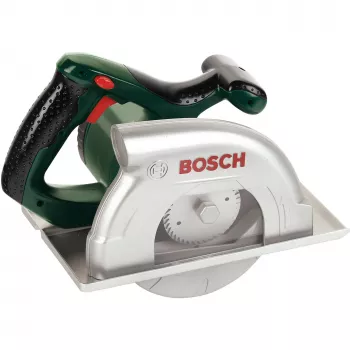 Theo Klein 8421 Bosch diskinis pjūklas su baterijomis, sukamasis judesys, šviesos ir garso funkcijos, 23 cm x 16 cm x 14,5 cm