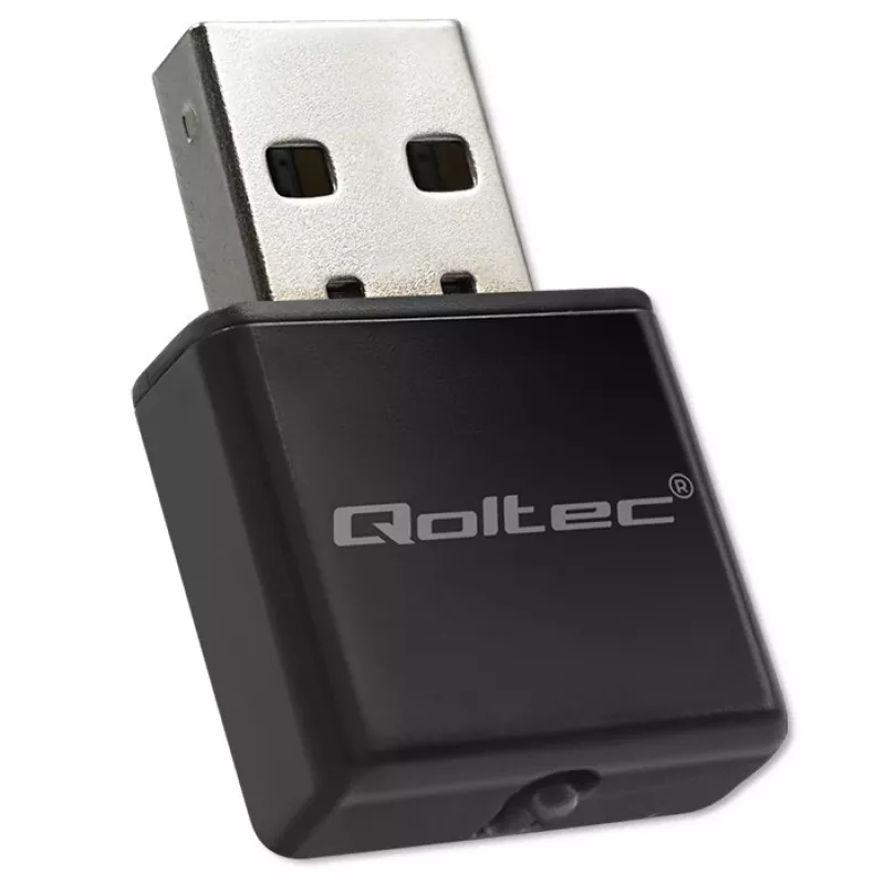 Wi-Fi USB adapteris QOLTEC NANO 56986 – mini N, USB 2.0, 802.11n