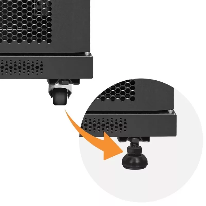 Tinklo spintos stovas QOLTEC 54518 19 colių 15U – plieninis 19 colių įrangos korpusas