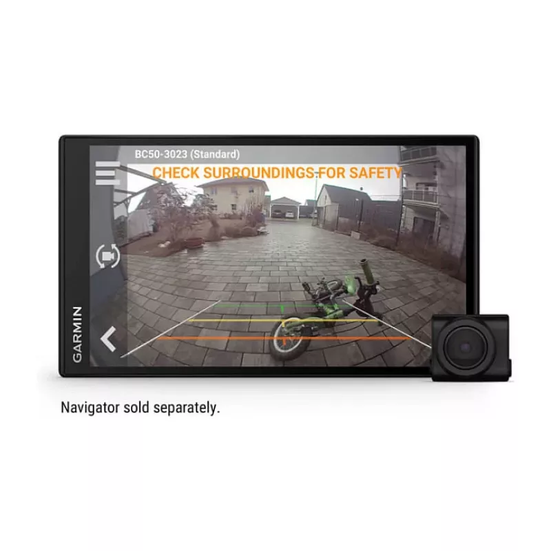 Garmin BC50 HD belaidė atbulinės eigos kamera 1280x720 30fps AC DC juoda