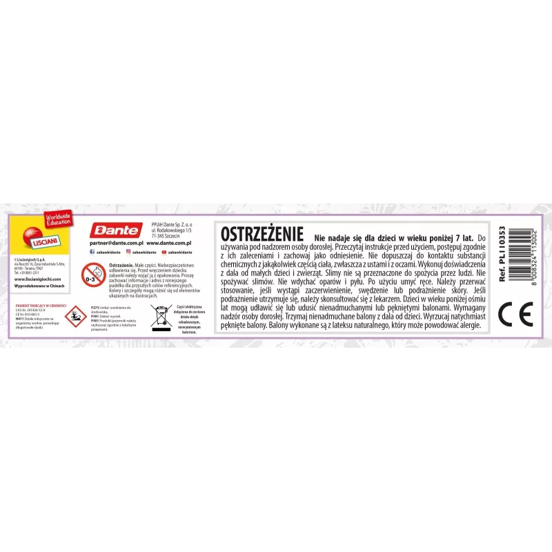 Rinkinys Slumi Science – Švytintis antistresinis kamuoliukas