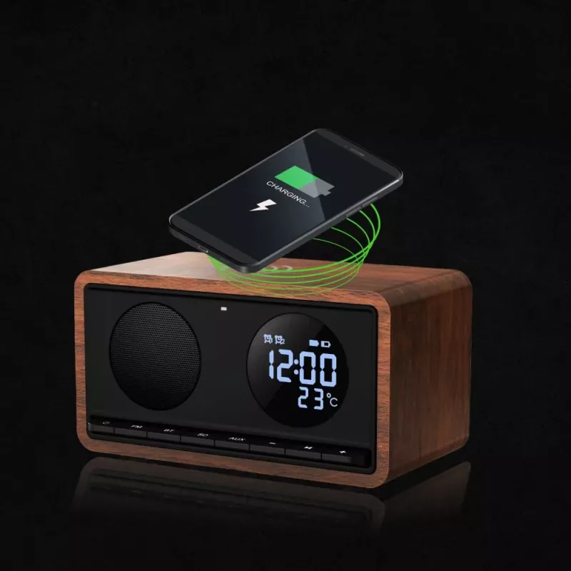 MANTA radijo laikrodis RDI912B Rimini Black su 12 colių ekranu ir 8 GB atmintimi