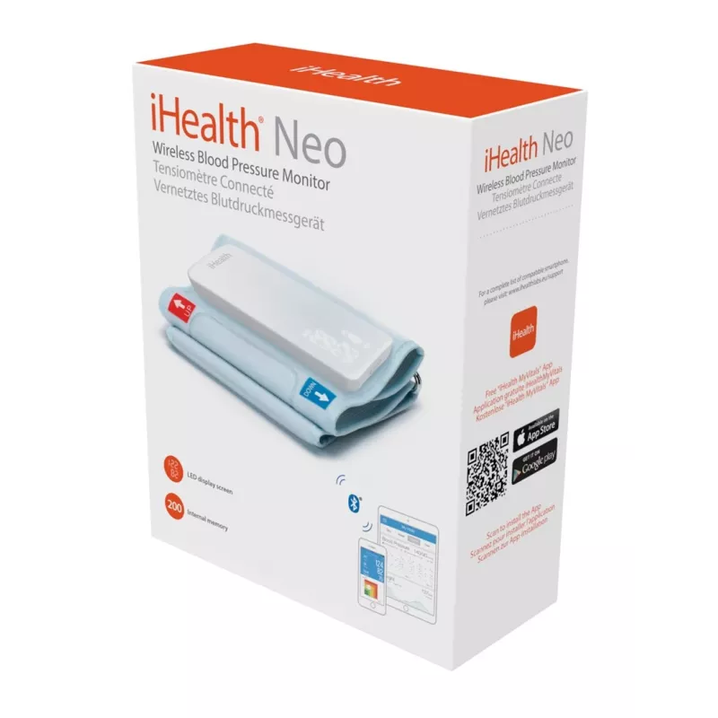 Kraujospūdžio matuoklis iHealth Neo Smart ant žasto