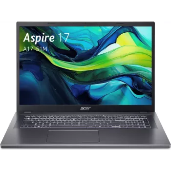 Nešiojamas kompiuteris Acer Aspire 17 A17-51M-52TK 17.3 col. Intel i5-1334U 16GB RAM 512GB SSD Windows 11
