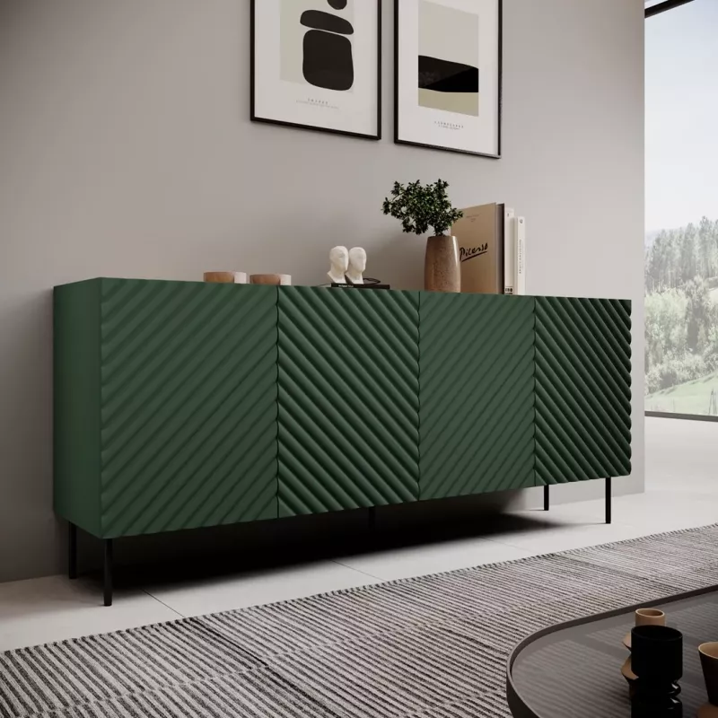 4D2SZ ONDA komoda 200x45xH85 žalias