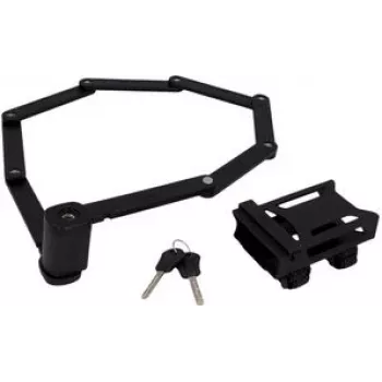 FISCHER Falt-Fahrradschloss XL 1100 mm – sulankstomas dviračio spyna iš grūdinto plieno