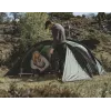 Tunelinė palapinė Easy Camp Pasvik 4 – 4 vietų, kietas rėmas, 3 m vandens stulpelio stogas, aliumininiai stulpai, tamsiai žalia, 2350×4050×1200 mm