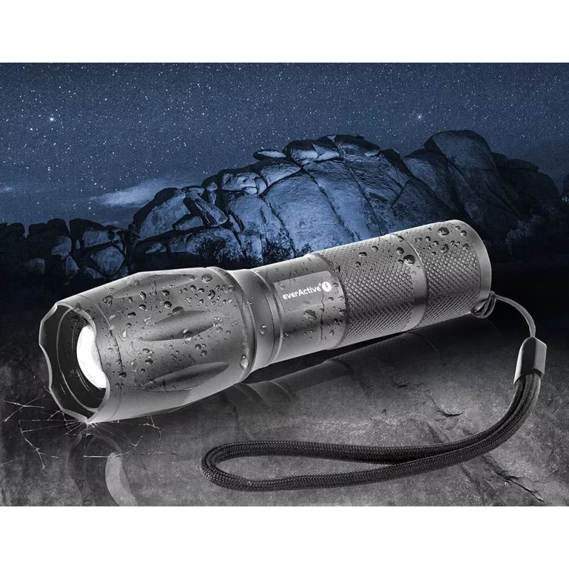 everActive FL600 rankinis LED žibintas, 600 lm, CREE XM-L2, 18650 / 3x AAA