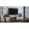 Cama TV spintelė SIGMA1 180 sonomos ąžuolas/baltas blizgus