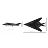 Lockheed F-117 Nighthawk modelio rinkinys (1:48 mastelis)