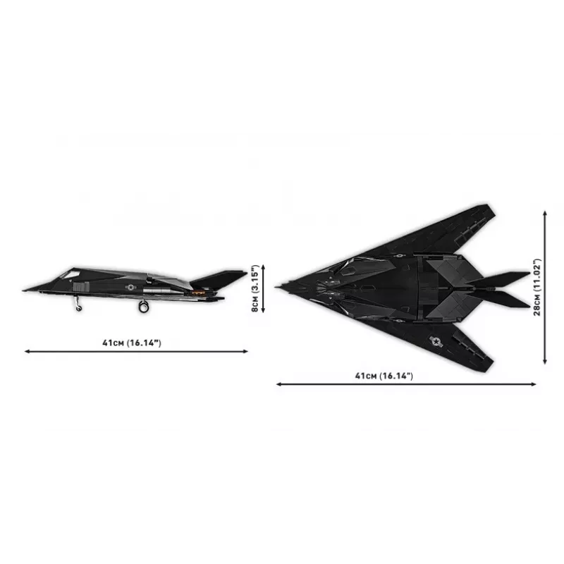 Lockheed F-117 Nighthawk modelio rinkinys (1:48 mastelis)