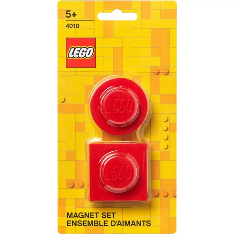 Magnetų rinkinys Room Copenhagen 40101730 (raudonas) – LEGO stiliaus dekoratyviniai magnetai