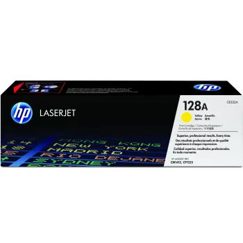 HP 128A geltona originali lazerinė kasetė, 1300 puslapių, geltona, 1 vnt.