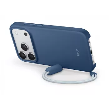 Apple Beats apsauginis dėklas su atrama iPhone 17 Pro – MagSafe, kameros valdymas, 6,3 colio ekranui, Bedrock Blue (Pink)