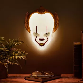 Stalinė lempa Paladone Mask Light PP11207ITV2 Pennywise LED, kaukės formos teminis šviestuvas