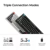 Belaidis klaviatūros rinkinys Q3 ULTRA/BLACK Q3U-M3 Keychron