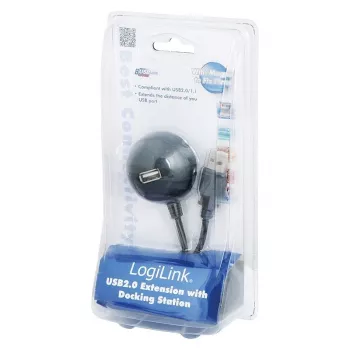 USB 2.0 ilginimo laidas su dokinimo jungtimi