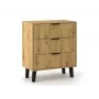 SCANDI 3S plonas ąžuolas ARTISAN komoda