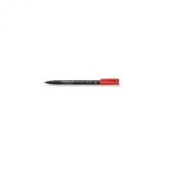 Permanentinis markeris Staedtler 317-2 Bullet Tip Raudonas 10 vnt.