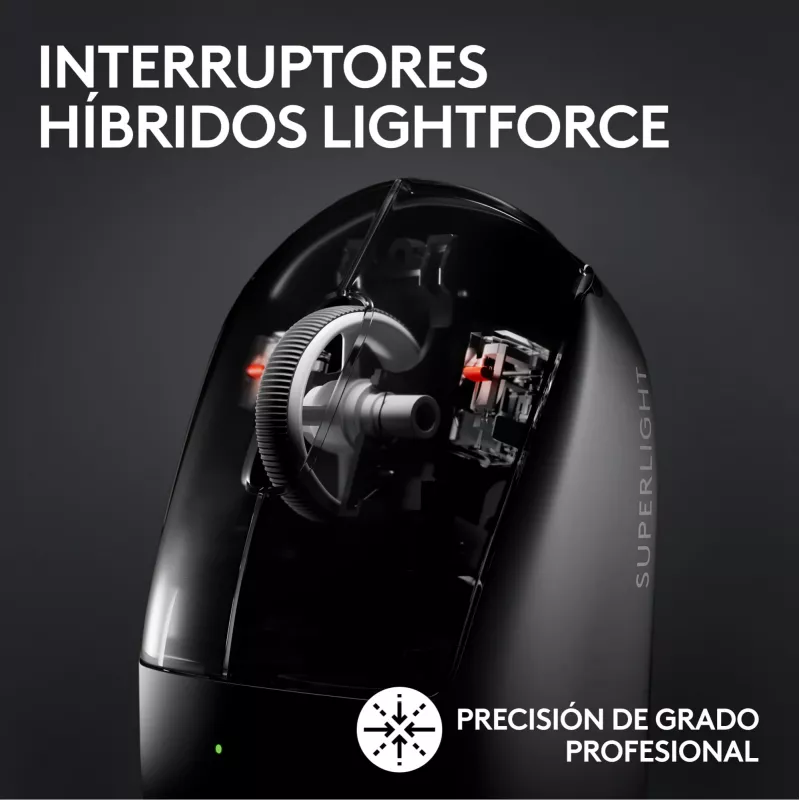 Logitech G PRO X SUPERLIGHT 2 LIGHTSPEED belaidė žaidimų pelė, balta