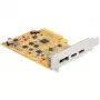 PCI Express x4 kortelė DeLOCK 90161 su dviem USB-C prievadais