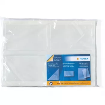 Kortelės kišenė HERMA 1422 Skaidri 95 x 60 mm