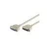 Wentronic Goobay D-SUB jungiamasis laidas, pilkas, 1,8 m - D-SUB/IEEE 1284 kištukas (25 kontaktų) > D-SUB/IEEE 1284 lizdas (25 kontaktų) (50541)