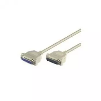 Wentronic Goobay D-SUB jungiamasis laidas, pilkas, 1,8 m - D-SUB/IEEE 1284 kištukas (25 kontaktų) > D-SUB/IEEE 1284 lizdas (25 kontaktų) (50541)