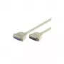 Wentronic Goobay D-SUB jungiamasis laidas, pilkas, 1,8 m - D-SUB/IEEE 1284 kištukas (25 kontaktų) > D-SUB/IEEE 1284 lizdas (25 kontaktų) (50541)