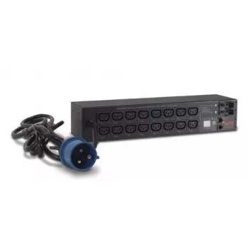 APC AP7922B – 16 C13 lizdų, matuojamas ir valdomas PDU, 2U, 200–230 V, 32 A, 3,05 m kabelis, juoda