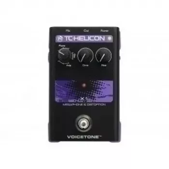 Vokalinių efektų pedalas TC-Helicon VoiceTone X1 – megafono ir distorsijos balsui