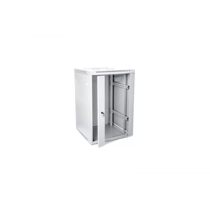 Digitus DN-W19 15U/600 sieninis spintos stovas RAL 7035 pilka
