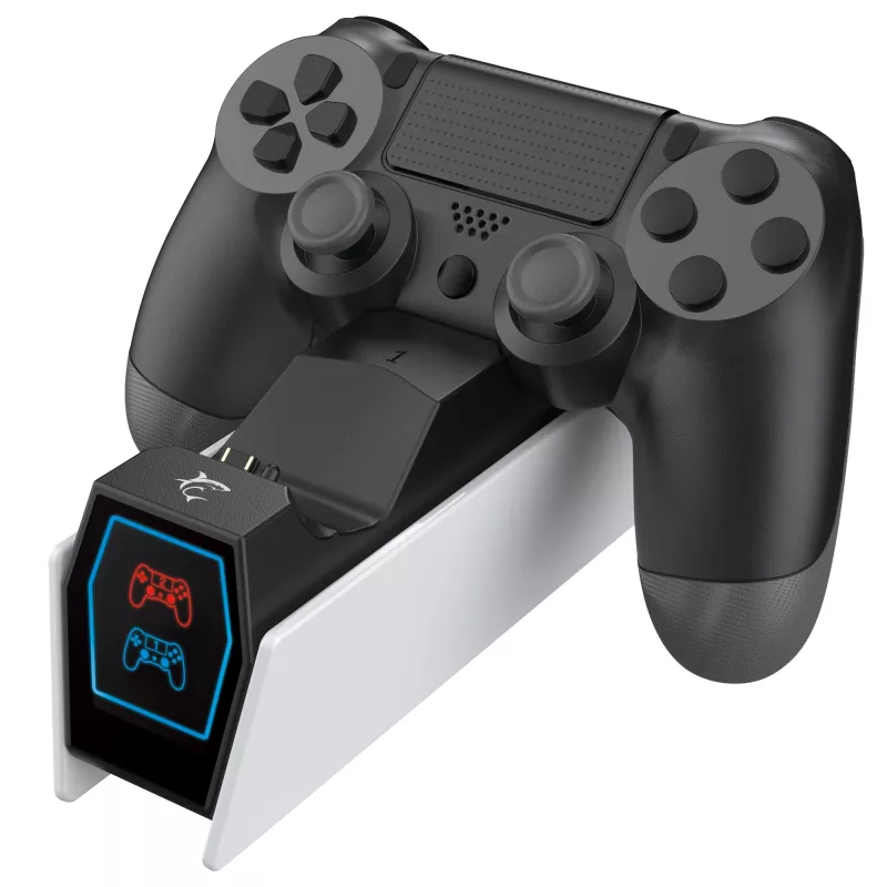 Įkrovimo stotelė White Shark PS4-0417 dviguba įkrovimo stotelė PS4 valdikliams