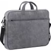 Toploader krepšys DEFENDER Solid 15.6 inch nešiojamam kompiuteriui, poliuretanas, pilka, nešimo rankena, nuimamas peties diržas