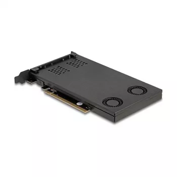 Delock PCI Express x16 kortelių rėmelis 2 x M.2 NVMe SSD bifurcation 47042