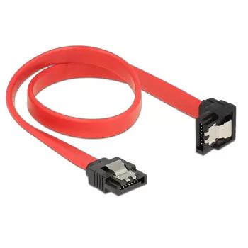 SATA kabelis DeLOCK 83978 0,3 m SATA 7 kontaktų Juodas Raudonas