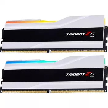 G.skill Trident Z5 RGB 32 GB (2x 16 GB) DDR5-6400 Dual-Kit, balta, INTEL XMP
