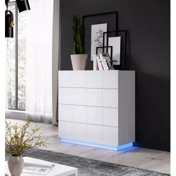 Cama Lighting REJA komoda 4S mėlyna