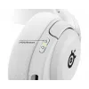 Belaidės ausinės Steelseries Arctis Nova 5P, lankelio konstrukcija, žaidimams, USB Type-C, Bluetooth, balta