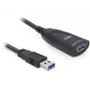 USB 3.0 aktyvus ilginimo kabelis DeLOCK 83089 5m juodas
