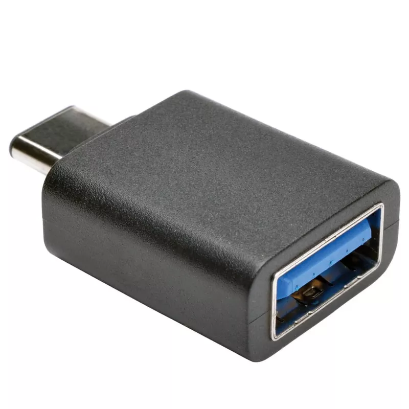 Eaton Tripp Lite Series USB 3.1 Gen 1.5 adapteris USB-C į USB Type A M/F 5 Gbps planšetiniam kompiuteriui ir išmaniajam telefonui - USB adapteris - USB Type A (M) į 24 kaiščių USB-C (M) - USB 3.1 - juodas (U428-000-F)