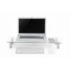 GEMBIRD MS-TABLE-GM-01 stiklinis monitoriaus stovas, juodas, 580×210×90 mm