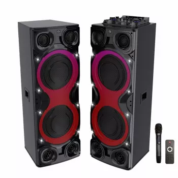 Nešiojamas garsiakalbis Manta SPK1204X800D Minos Pro, juodos spalvos