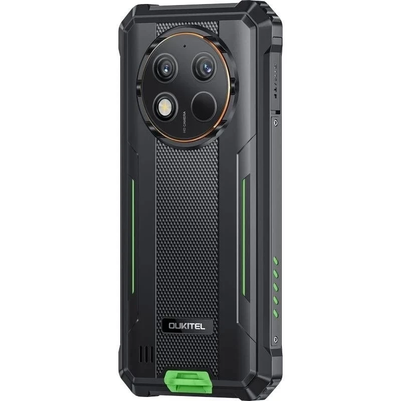 Oukitel WP28E 4/64 10600mAh DS išmanusis telefonas. Žalia spalva, be įkroviklio