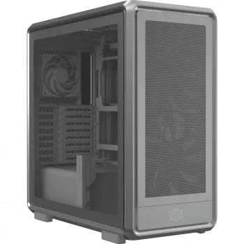PC Midi Tower Cooler Master MasterFrame 600 Mesh sidabrinis – ATX/EATX, priekyje 2×200mm, 2.5 colio/3.5 colio diskai