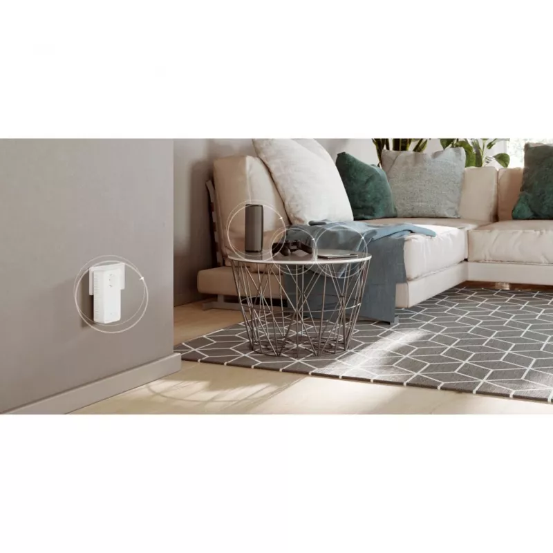 devolo Magic 2 WiFi next Powerline Starter Kit: 1x devolo Magic 2 WiFi next adapteris, 1x devolo Magic 2 LAN adapteris